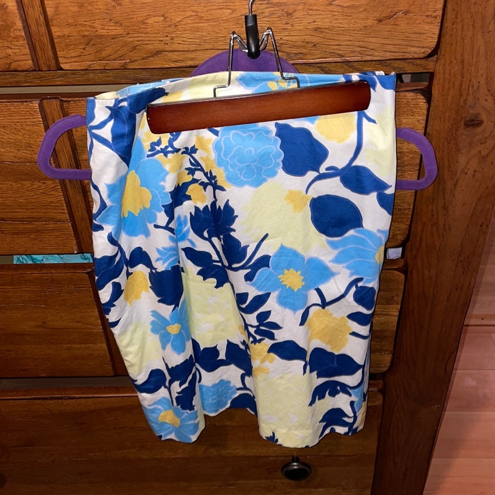 Flowery skirt Ann Taylor